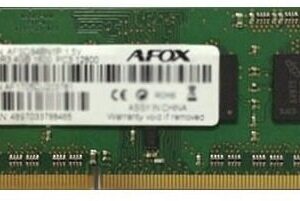 AFOX SO-DIMM DDR3 8GB module de mémoire 4 Go 1600 MHz LV 1,35V