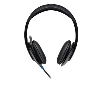 Logitech H540 USB Computer Headset Avec un son haute définition et des commandes sur l'oreillette