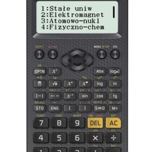CALCULATRICE SCIENTIFIQUE CASIO FX 82CEX NOIRE, AFFICHAGE 12 CHIFFRES