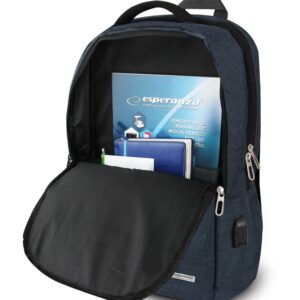 Esperanza ET196 Sac à dos pour ordinateur portable 15.6" Bleu