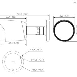 Caméra 4-en-1 Dahua HAC-HFW1200T-0280B-S6