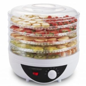 Esperanza EKD002 déshydrateur alimentaire Noir, Transparent, Blanc 250 W