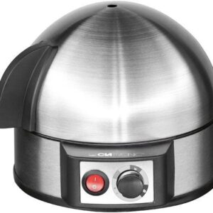 Clatronic EK 3321 cuiseur à œufs 7 œufs 400 W Noir, Acier inoxydable