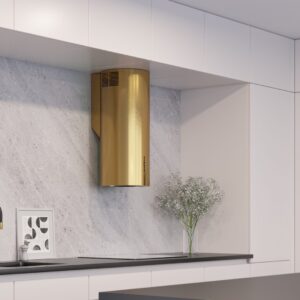Hotte murale MAAN Elba 2 W835 Brillant doré