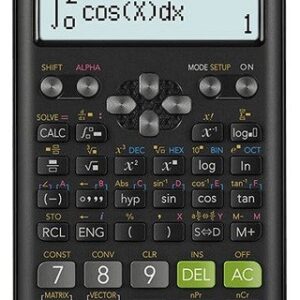 CALCULATRICE SCIENTIFIQUE CASIO FX 991ES PLUS 2 NOIRE, AFFICHAGE 12 CHIFFRES