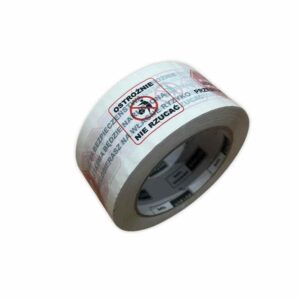 Ruban adhésif imprimé BSTech 48 mm x 100 m « STOP safety tape »