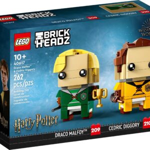 LEGO BRICKHEADZ HARRY POTTER 40617 DRACO MALFOY ET CEDRIC DIGGORY