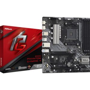 Asrock B550M Phantom Gaming 4 Emplacement AM4 micro ATX AMD B550
