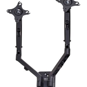 Gembird MA-WA2-01 support d'écran plat pour bureau 68,6 cm (27") Noir Mur