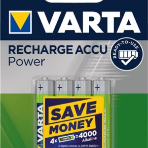 VARTA HR03 AAA Recharge Accu Power 800 mAh 56703 Accu de recharge 4 pièce(s) Vert