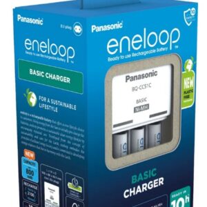 Chargeur de batterie PANASONIC Eneloop Basic BQ-CC51 + 4x AAA 800 mAh (K-KJ51MCD04E)