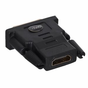 Savio CL-21 cable gender changer DVI HDMI Noir