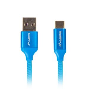 Lanberg CA-USBO-22CU-0005-BL câble USB 0,5 m USB 2.0 USB A USB C Bleu