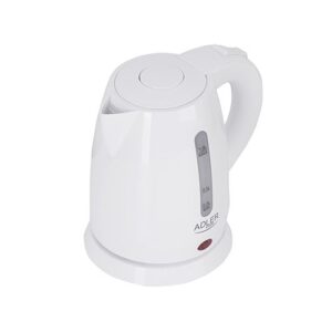 Adler AD 1272 bouilloire 1 L 1600 W Noisettes, Blanc