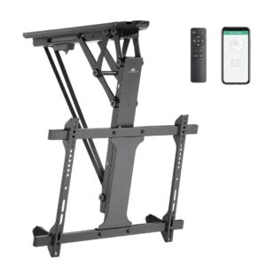 Support électrique Maclean pour TV, support TUYA, max VESA 600x400, pour murs inclinés, télécommande, 32"-70", 35kg, MC-880T