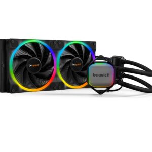 be quiet! Pure Loop 2 FX 280 mm | Système de refroidissement liquide tout-en-un, 280 mm, noir, socket Intel et AMD, ARGB