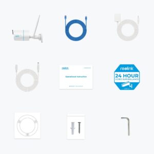 Reolink W320 Bullet (shape) Caméra de sécurité IP Extérieure 2560 x 1920 pixels Mur