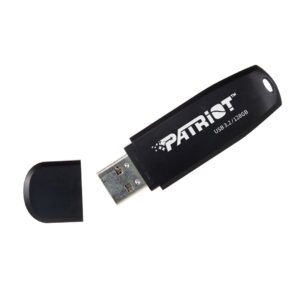 Pendrive Patriot Xporter Core 128GB USB 3.2 Gen 1 80MB/s (PSF128GXRB3U) Noir