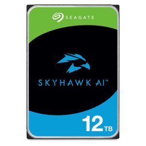 Seagate SkyHawk AI disque dur 12 To 7200 tr/min 256 Mo 3.5" Série ATA III (ST12000VE001)