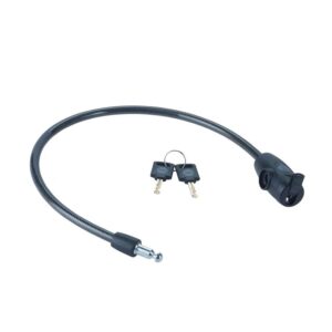 Câble de vélo à clé 10 mm - YCK0/10/60/2 Noir