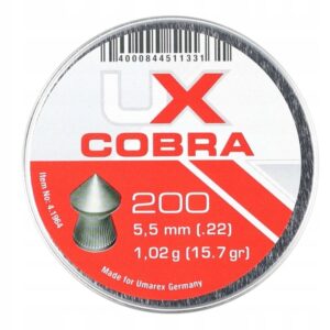 5.5 mm UMAREX COBRA spitzer molet. 200 pièces.