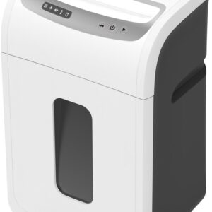 Activejet ASH-1602M destructeur de papier Découpage par micro-broyage 60 dB 22,8 cm Noir, Argent, Blanc