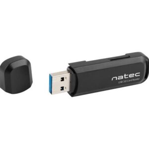 NATEC Scarab 2 lecteur de carte mémoire Noir USB 3.0 Type-A
