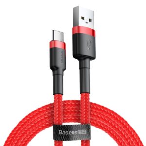 Baseus Cafule câble USB USB 2.0 0,5 m USB A USB C Rouge