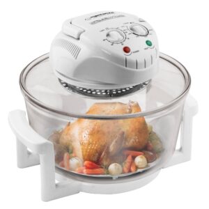 Esperanza EKO003 Halogen Combi steamer 12 L 1400 W Transparent, Blanc