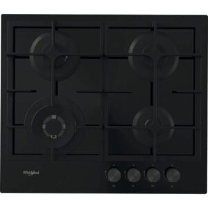 Whirlpool AKT 6455/NB1 plaque Noir Intégré Gaz 4 zone(s)