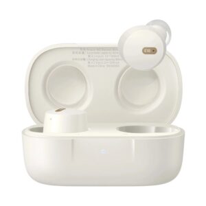 Baseus Bowie E18 Casque True Wireless Stereo (TWS) Ecouteurs Appels/Musique USB Type-C Bluetooth Blanc