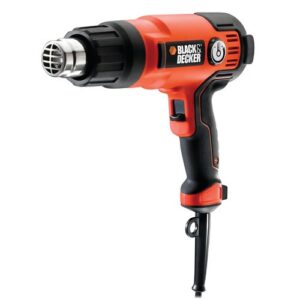 Black & Decker KX2200K-QS pistolet thermique Pistolet d’air chaud 720 l/min 645 °C 2000 W Noir, Orange