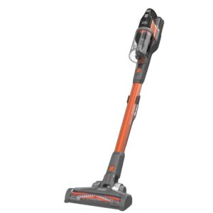 Black & Decker BHFEV182C-QW aspirateur balai et balai électrique Aspirateur-balai 2 en 1 Batterie Sec Sans sac Orange, Titane 2 Ah