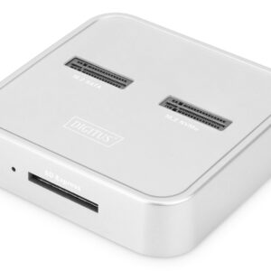 Digitus Station d'accueil avec baies M.2 pour SSD NVMe + SATA et lecteur de carte SD Express, USB-C™