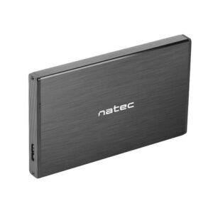 Natec RHINO GO USB 3.0 boîtier pour 2.5'' SATA HDD/SSD, noir Aluminium