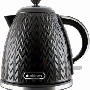 ELDOM Bouilloire NELA, capacité 1,7 l, puissance 2000 W, noir