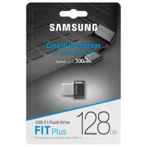 Samsung MUF-128AB lecteur USB flash 128 Go USB Type-A 3.2 Gen 1 (3.1 Gen 1) Gris, Argent