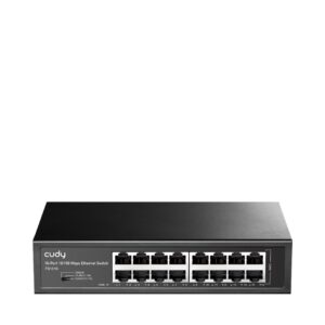Cudy FS1016 commutateur réseau Fast Ethernet (10/100) Noir
