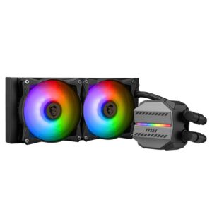 MSI MAG CORELIQUID M240 système de refroidissement d’ordinateur Processeur Refroidisseur de liquide tout-en-un 24 cm Noir