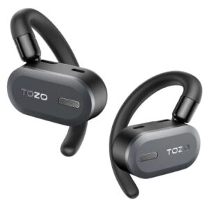 TOZO Open Buds Casque Bluetooth sans fil True Wireless Stereo (TWS) à écouteurs intra-auriculaires USB Type-C Noir