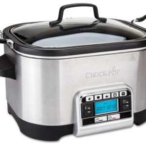 Crock-Pot CSC024X mijoteuse 5,6 L Noir, Acier inoxydable