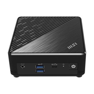 MSI Cubi ADL-002EU N100 mini PC Intel Celeron N 4 Go DDR4-SDRAM 128 Go SSD Windows 11 Pro Station de travail Noir