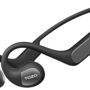 TOZO Open Real Casque d'écoute stéréo sans fil (TWS) Kostne Chargement par connecteur magnétique Bluetooth Noir