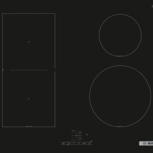 Bosch Serie 4 PVS61RBB5E plaque Noir Intégré 60 cm Plaque avec zone à induction 4 zone(s)