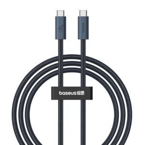 Baseus Câble de données USB C vers USB C 1 m 240 W Noir