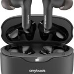 TOZO Anybuds Pro Casque Bluetooth sans fil True Wireless Stereo (TWS) à écouteurs intra-auriculaires USB Type-C Noir