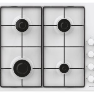 Candy Idea CHW6LWW Blanc Intégré 60 cm Gaz 4 zone(s)
