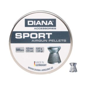 Cartouches de fusil de chasse 4,5 mm Diana Sport 500 pcs.
