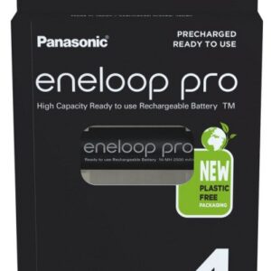 Batteries rechargeables PANASONIC ENELOOP PRO AA 2500 mAh 4 szt (BK-3HCDE/4CP)