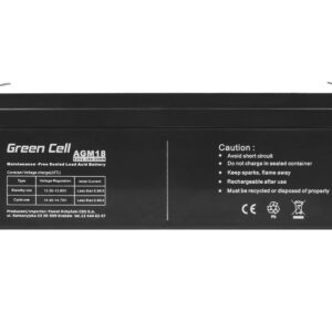 Green Cell AGM18 Batterie de l'onduleur 12 V 2,3 Ah